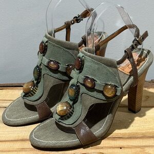 Bacio 61 women’s Carugo slingback heel sandal Size 8.5 B100